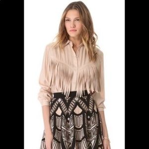 Torn by Ronny kobo Lola fringe shirt